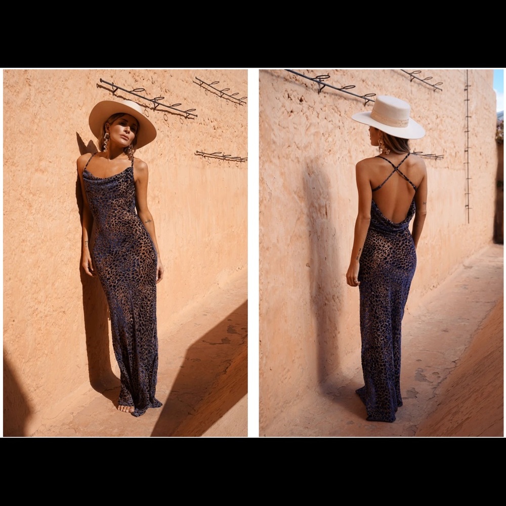 Jasmine Leopard Dress